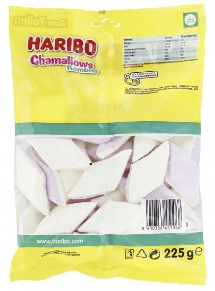 Doces HARIBO | HARIBO Chamallows Rombiss | Gomas HARIBO | Doces de goma HARIBO | 7,9 onças no total - Image 2