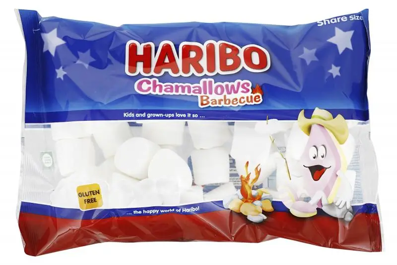 HARIBO Candy | HARIBO Chamallows Barbecue | HARIBO Gummies | HARIBO Gummi Candy | 10,5 Ounce Total