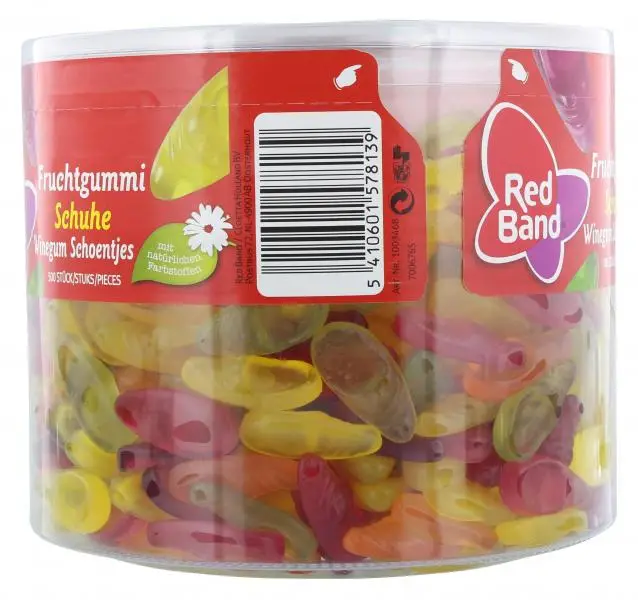 Red Band Candy | Red Band Fruit Gum Shoes | Red Band Sweets | Red Band Gummies | 44 Ounce Total - Image 4