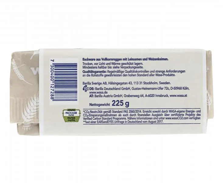 Wasa Crackers | Wasa Crispbread Linseed | Wasa Crispbread | Wasa Bread | 7,9 Ounce Total - Image 2