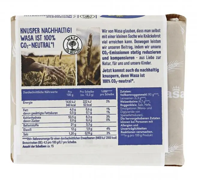 Wasa Crackers | Wasa Crispbread Linseed | Wasa Crispbread | Wasa Bread | 7,9 Ounce Total - Image 3