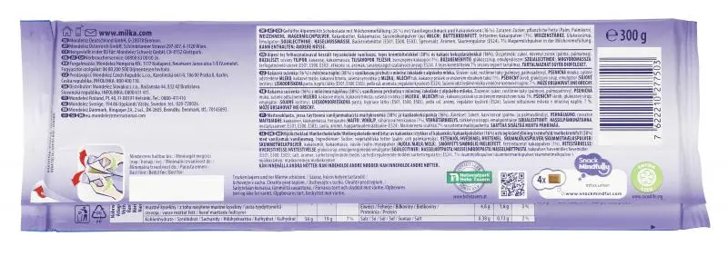Bonbons au chocolat Milka | Barre Oreo XXL | Barres Milka | Bonbons Milka | 10,5 onces au total – Image 2