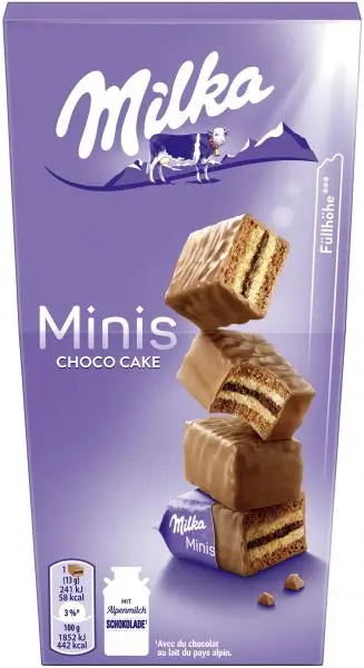 Milka Chocolate Candy | Milka Minis Choco Cake | Milka Bars | Milka Candy | 4,1 Ounce Total