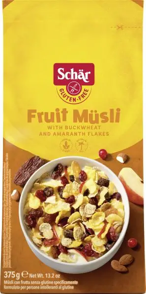 Schär Cookies | Schär Fruit Muesli | Schär Biscuits | Schär Bread | 13,2 Ounce Total