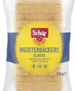 Biscoitos Schär | Pão Fatiado Clássico Schär Meisterbäckers | Biscoitos Schär | Pão Schär | 11,6 onças no total