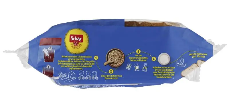 Biscoitos Schär | Pão Campestre Schär com Trigo Sarraceno | Biscoitos Schär | Pão Schär | 9,7 onças no total - Image 3
