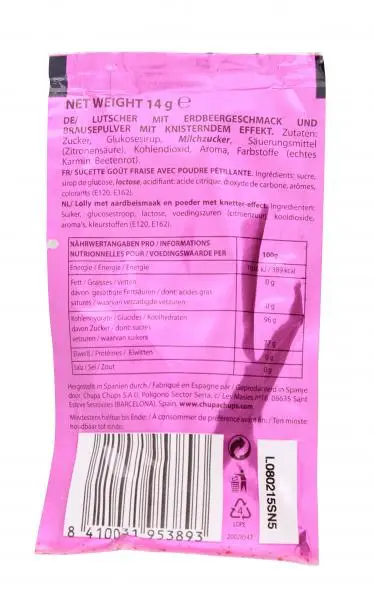Chupa Chups Lollipop | Dips Strawberry | Chupa Chups Candy | Chupa Chups Lollies | 0,4 Ounce Total - Image 2