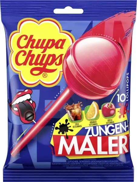 Chupa Chups Lutscher | Chupa Chups Lutscher Tongue Painter | Chupa Chups Bonbons | Chupa Chups Lollies | 4,2 Unzen insgesamt