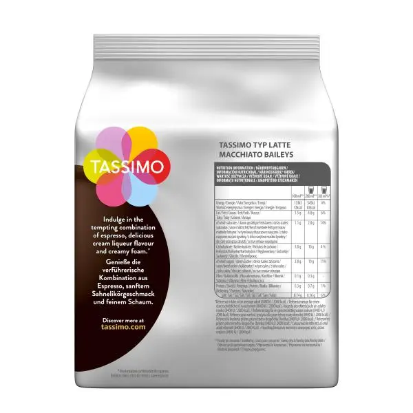 Tassimo Coffee Discs | Tassimo Capsules Type Latte Macchiato Baileys, 8 Coffee Capsules | Tassimo Coffee Pods | Tassimo Pods | 9,3 Ounce Total - Image 2