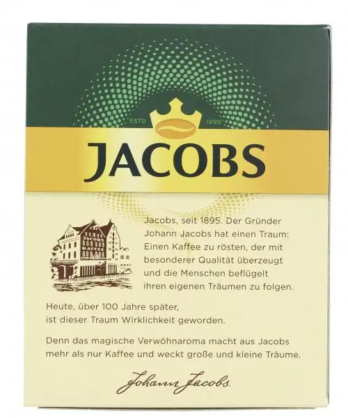 Jacobs Coffee | Jacobs Soluble Coffee Café Crema, 25 Instant Coffee Sticks | Jacobs Kaffee | Jacobs Kronung | 1,5 Ounce Total - Image 3