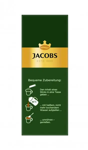 Jacobs Coffee | Jacobs Instant Coffee Krönung, 20 Sticks | Jacobs Kaffee | Jacobs Kronung | 1,2 Ounce Total - Image 4
