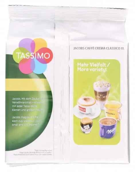 Tassimo Coffee Discs | Tassimo Capsules Jacobs Caffè Crema Classico Xl, 16 Coffee Capsules | Tassimo Coffee Pods | Tassimo Pods | 4,6 Ounce Total - Image 2