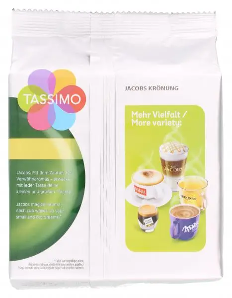 Tassimo Coffee Discs | Tassimo Capsules Jacobs Krönung Xl, 16 Coffee Capsules | Tassimo Coffee Pods | Tassimo Pods | 5 Ounce Total - Image 2