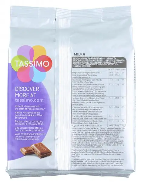 Disques de café Tassimo | Capsules Tassimo Milka, 8 capsules de cacao | Dosettes de café Tassimo | Dosettes Tassimo | 8,4 onces au total – Image 3