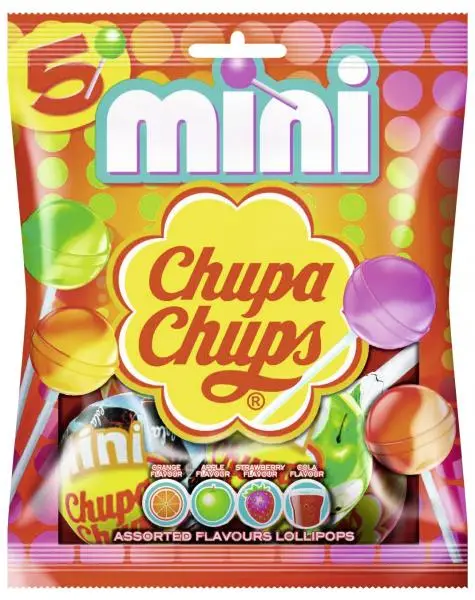 Chupa Chups Lollipop | Chupa Chups Lollipops Mini | Chupa Chups Candy | Chupa Chups Lollies | 1 Ounce Total