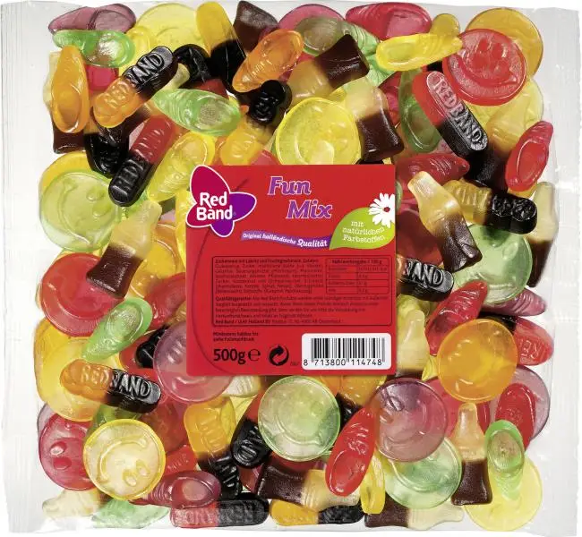 Red Band Candy | Red Band Fun Mix Original | Red Band Sweets | Red Band Gummies | 17,6 Ounce Total