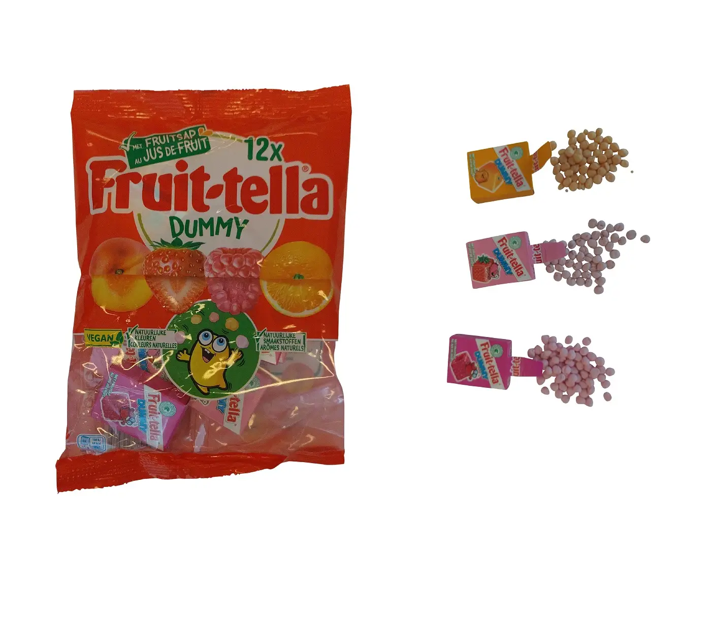 Doces Fruittella | Dummy 12 unidades | Fruitella | Doces Fruittella | 4,6 onças no total