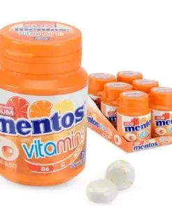 Mentos Gum Citrus | Mentos Pure Fresh Sugar-free Chewing Gum | 6 Bottles x 30pcs