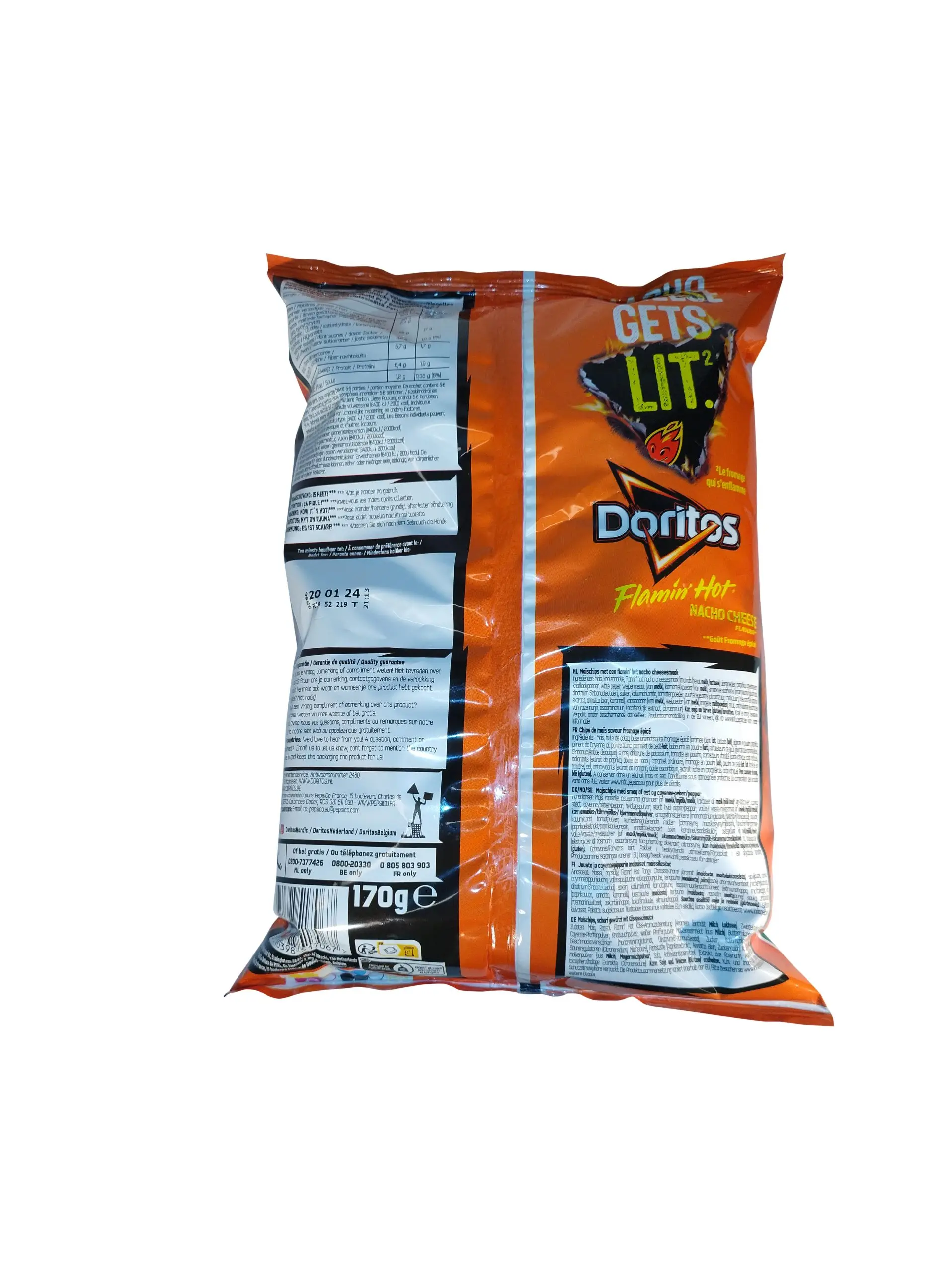 Doritos Flamin Hot | Doritos Crisps | Doritos Nacho Cheese Flamin  Hot | Total Weight 6.53 ounce - Image 5