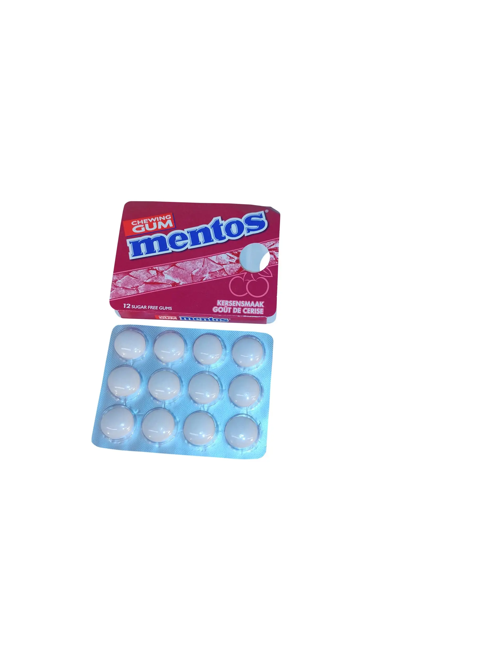Mentos Kaugummi Großpackung | 12x Mentos Kaugummi Kirschgeschmack – Bild 3