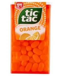 Bonbons Tic Tac | Tic Tac 100 orange Ferrero | Bonbons Tic Tac | Bonbons Tic Tac | 1,7 once au total