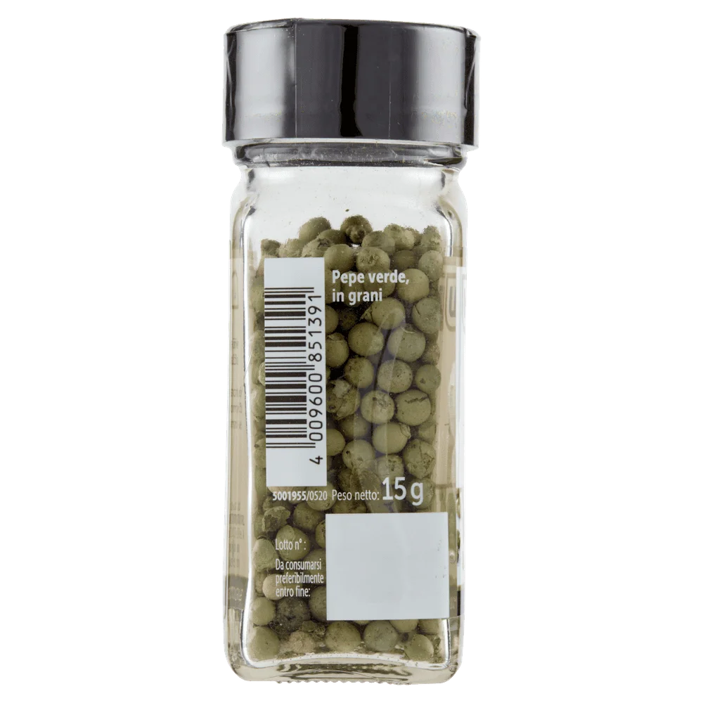 Especiarias Ubena | Pimenta Verde em Grãos Ubena | Especiarias e Temperos Italianos | Especiarias e Temperos Italianos da Itália | 0,5 Onças no Total - Image 2