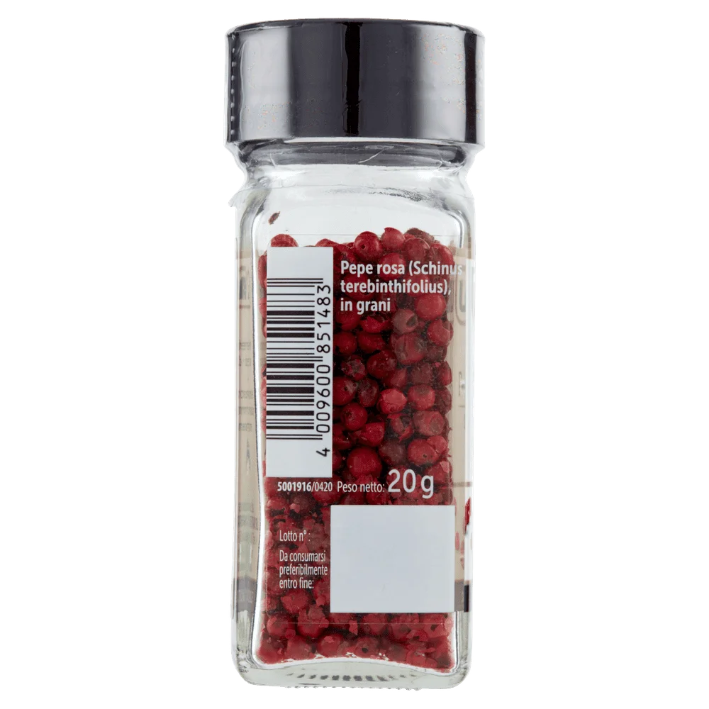 Especiarias Ubena | Pimenta rosa em grãos Ubena | Especiarias e temperos italianos | Especiarias e temperos italianos da Itália | 0,7 onças no total - Image 2