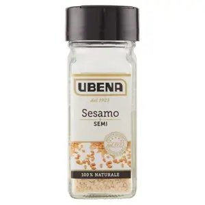 Especias Ubena | Semi - Ubena Sesame | Especias y condimentos italianos | Especias y condimentos italianos de Italia | 1,4 onzas en total