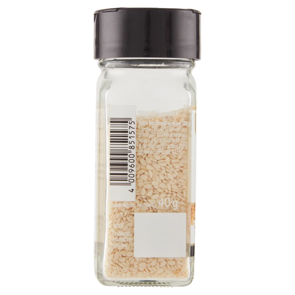Especias Ubena | Semi - Ubena Sesame | Especias y condimentos italianos | Especias y condimentos italianos de Italia | 1,4 onzas en total - Imagen 2