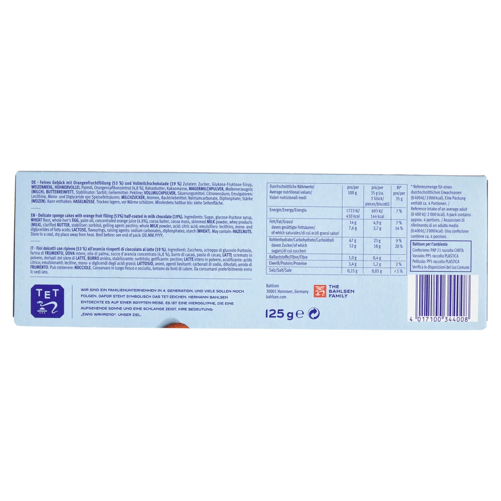 Bahlsen Kekse | Mesino Milch | Bahlsen Waffeln | Bahlsen Kekse | Insgesamt 4,4 Unzen – Bild 3