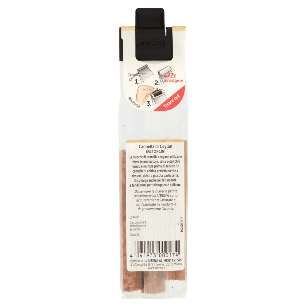 Ubena Spices | Cinnamon Of Ceylon Sticks Ubena | Italian Spices And Seasonings | Italian Spices And Seasonings From Italy | 0,1 Ounce Total - Image 3