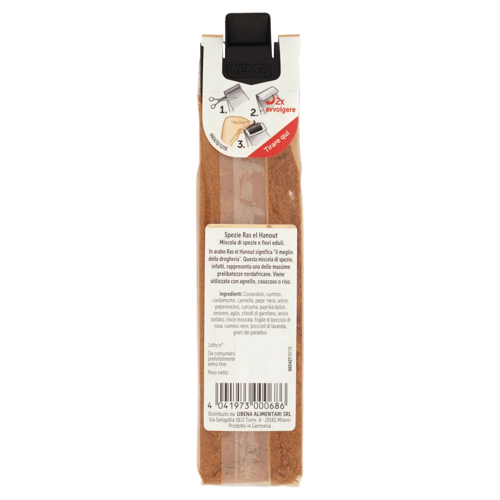 Especiarias Ubena | Especiarias Ras El Hanout Ubena | Especiarias e temperos italianos | Especiarias e temperos italianos da Itália | 0,8 onças no total - Image 3