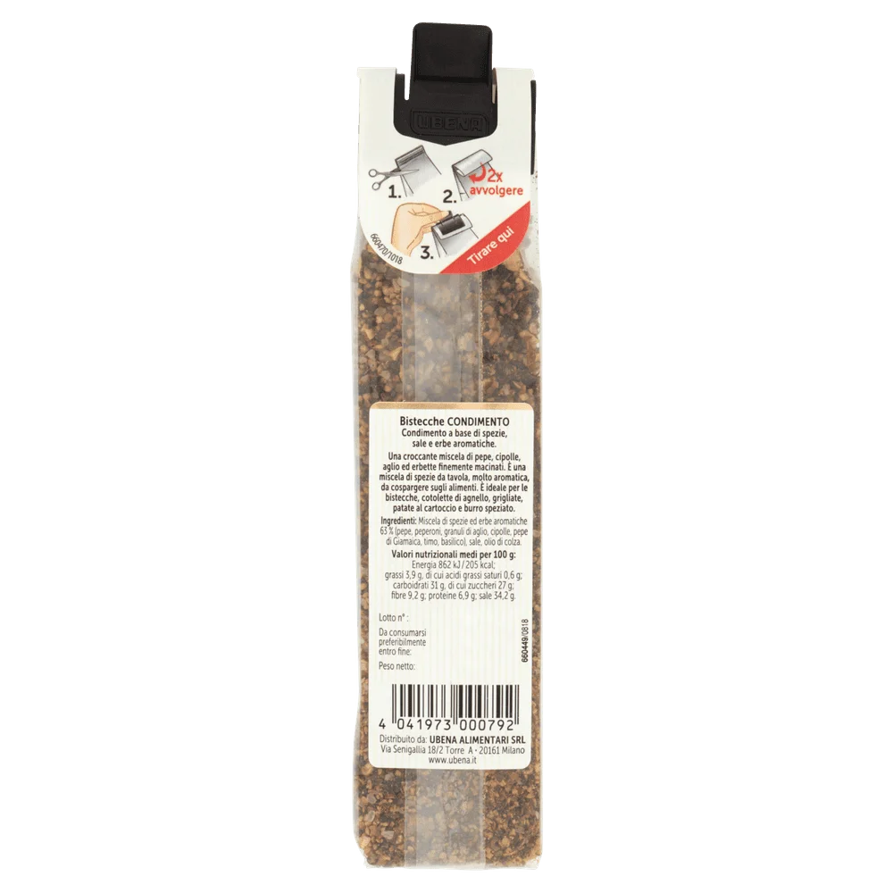Especiarias Ubena | Tempero para bifes Ubena | Especiarias e temperos italianos | Especiarias e temperos italianos da Itália | 1,3 onças no total - Image 3