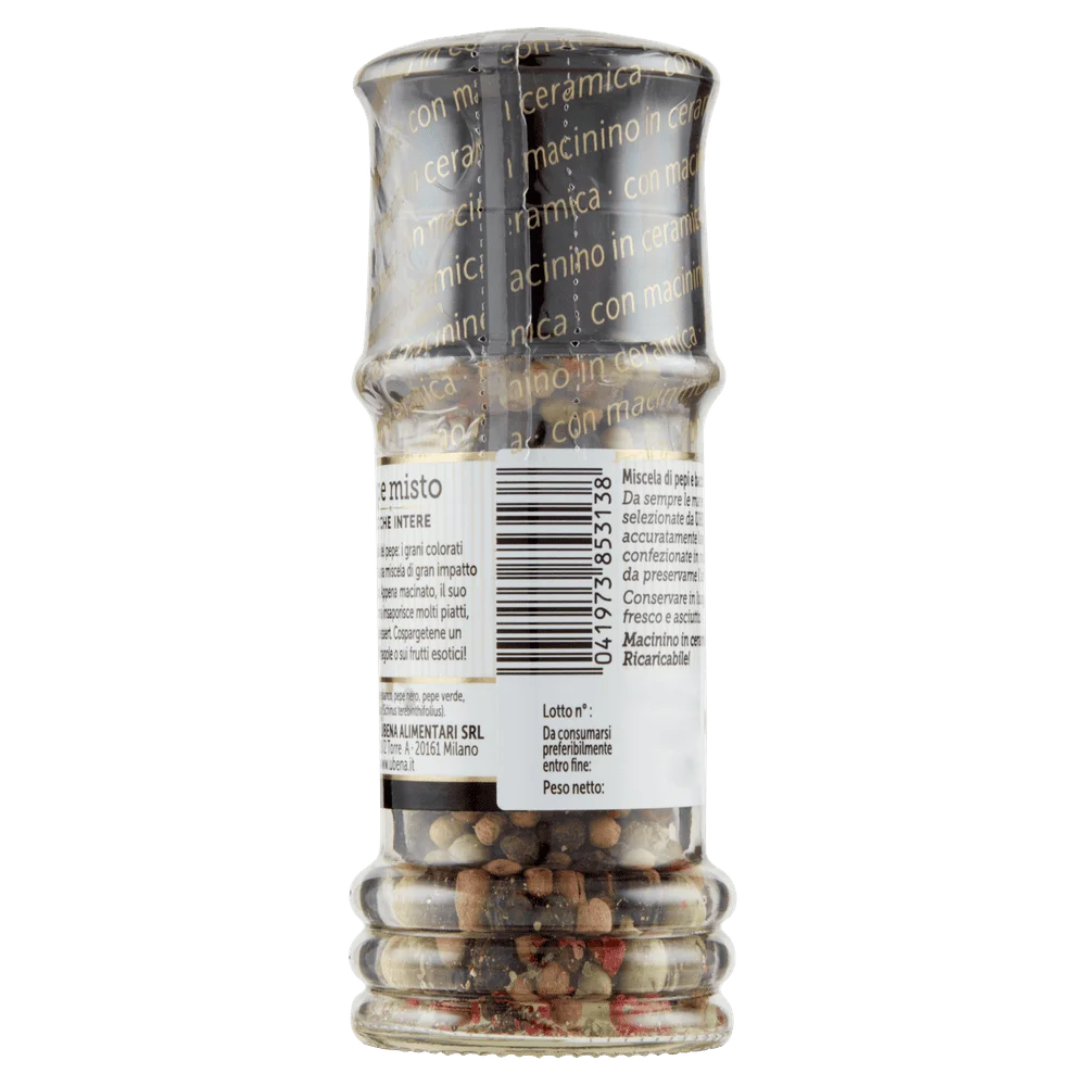 Especiarias Ubena | Mistura de pimenta moída Ubena | Especiarias e temperos italianos | Especiarias e temperos italianos da Itália | 1,4 onças no total - Image 3