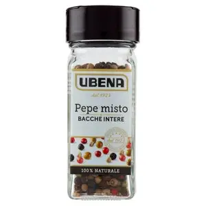 Especiarias Ubena | Pimenta mista em bagas Ubena | Especiarias e temperos italianos | Especiarias e temperos italianos da Itália | 1,4 onças no total