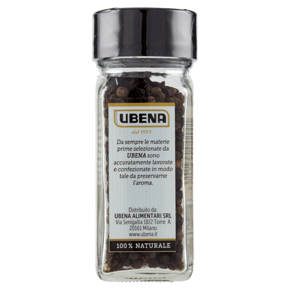 Especiarias Ubena | Pimenta preta em grãos Ubena | Especiarias e temperos italianos | Especiarias e temperos italianos da Itália | 1,4 onças no total - Image 3