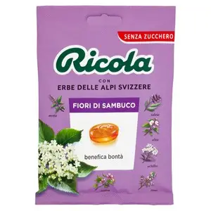Ricola Sweets | Ricola Fiori Di Sambuco | Ricola Candy | Ricola Drops | 2,4 Ounce Total