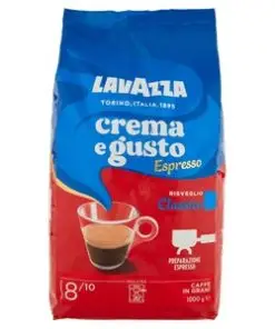 Lavazza-Kaffee | Crema E Gusto Espresso Classic Kaffeebohnen | Lavazza Espresso | Lavazza-Kaffee | Insgesamt 35,2 Unzen