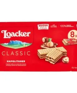 Loacker Wafers | Waffer Napoli | Loacker Biscuits | Loacker Wafer Biscuits | 12,6 Ounce Total