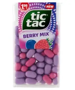 Bonbons Tic Tac | Tic Tac Red/Blue Berry | Bonbons Tic Tac | Bonbons Tic Tac | 1,7 once au total