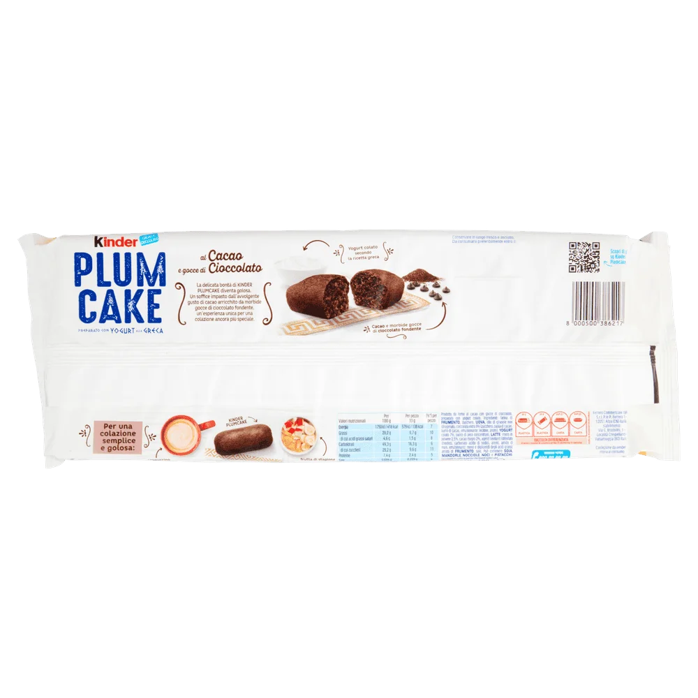 Kinder Chocolate | Kinder Chocolate Plumcake | Kinder | Chocolate Kinder | 6,9 Ounce Total - Image 3