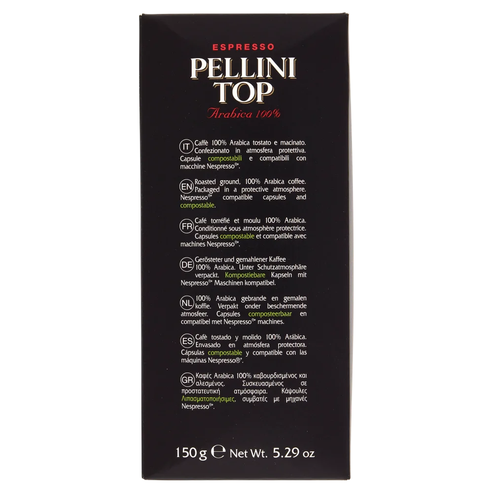 Pellini Coffee | Coffee Pods Top Pellini Compatible Nespr System Conf. From 30 | Pellini Espresso | Pellini Caffe | 5,2 Ounce Total - Image 2