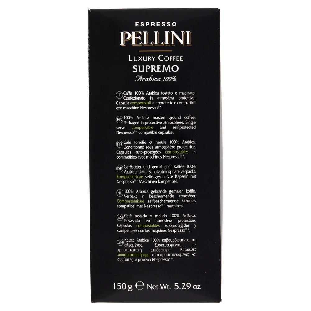 Pellini Coffee | Supreme Pellini Coffee Pods Compatible Nespr | Pellini Espresso | Pellini Caffe | 5,2 Ounce Total - Image 2