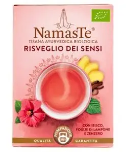 Chá Pompadour | Tisana Ayurvédica Namaste 15 Saquinhos | Saquinhos de Chá Pompadour | Chá Italiano | 0,9 Onças no Total