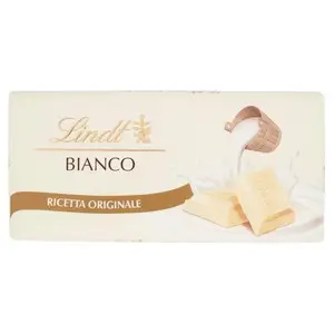 Chocolate Lindt | Tabuleiro de Chocolate Branco Lindt | Chocolate Suíço Lindt | Chocolate Lindt | 3,5 onças no total