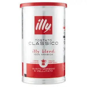 Illy Coffee | 100% Arabian Coffee Classic Toasted Ground For Mocca Illy | Illy Espresso | Illy Italian Coffee | 6,5 Ounce Total