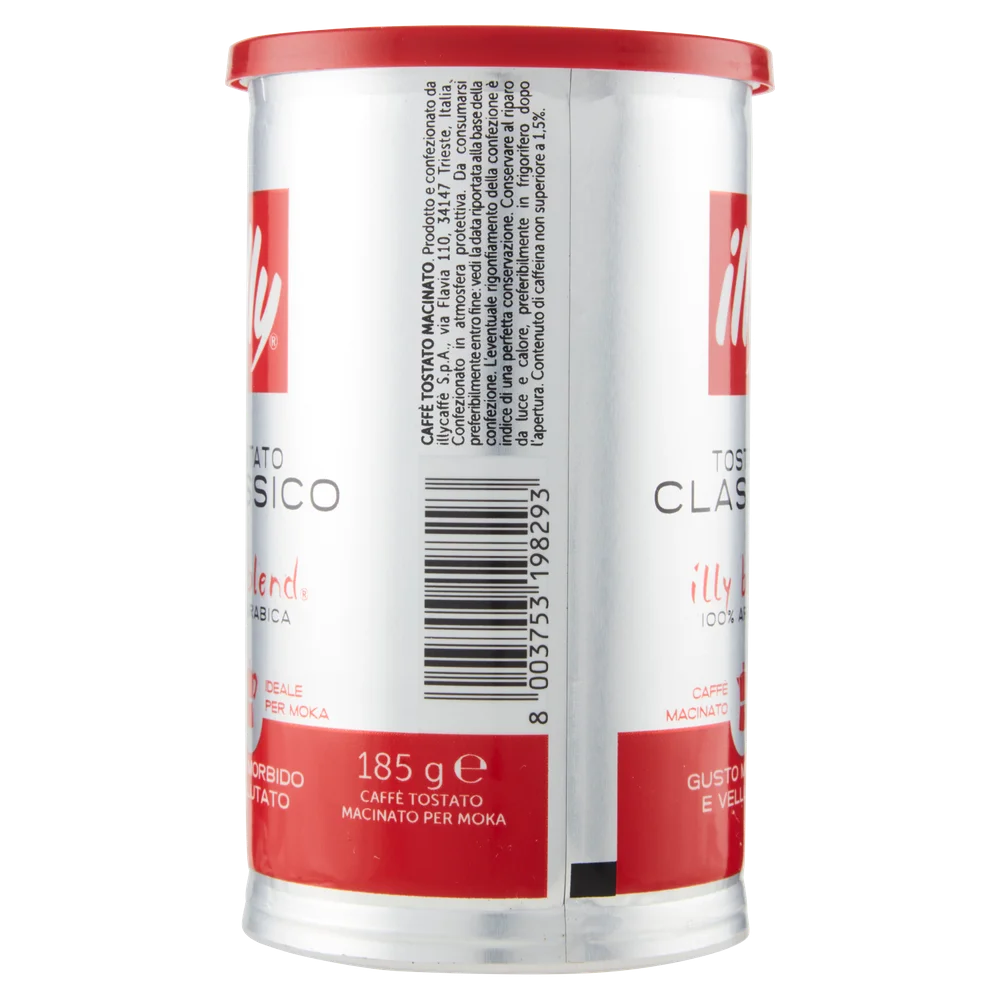 Illy Coffee | 100% Arabian Coffee Classic Toasted Ground For Mocca Illy | Illy Espresso | Illy Italian Coffee | 6,5 Ounce Total - Image 2