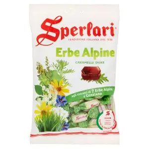 Sperlari Candy | Spelling Alpine Herbs Candies | Sperlari Italian Hard Candy | Sperlari Sweets | 7 Ounce Total