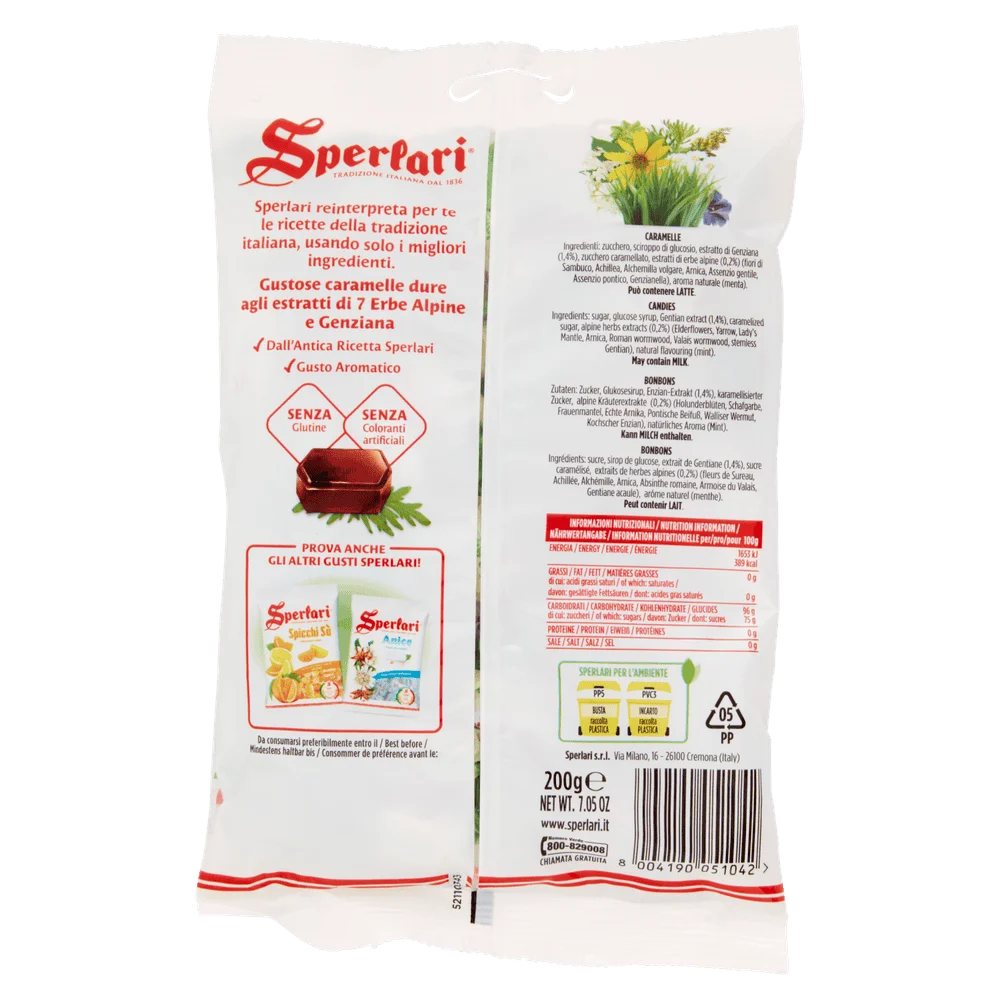 Sperlari Candy | Spelling Alpine Herbs Candies | Sperlari Italian Hard Candy | Sperlari Sweets | 7 Ounce Total - Image 3