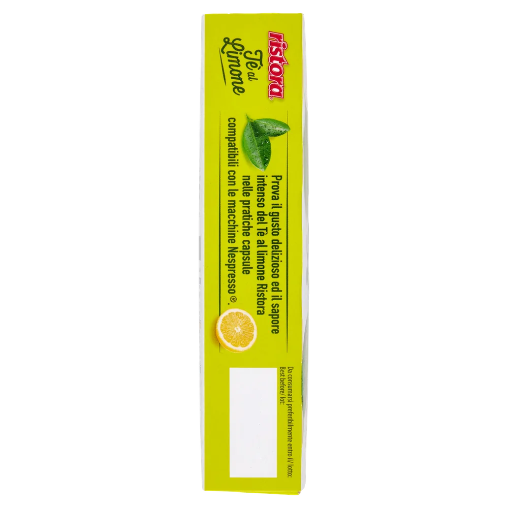 Ristora Tea | Refreshment Lemon In Nespr Compatible Pods 10 Pcs | Italian Tea | Ristora Italy | 2,8 Ounce Total - Image 2
